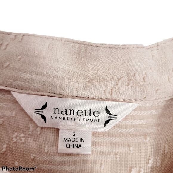 NANNETTE Pintuck Long Sleeve‎ Dress SIZE 2 - Picture 7 of 13